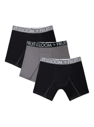 Fruit of the Loom Premium Big Men's Breathable Boxer Briefs, 3 Pack