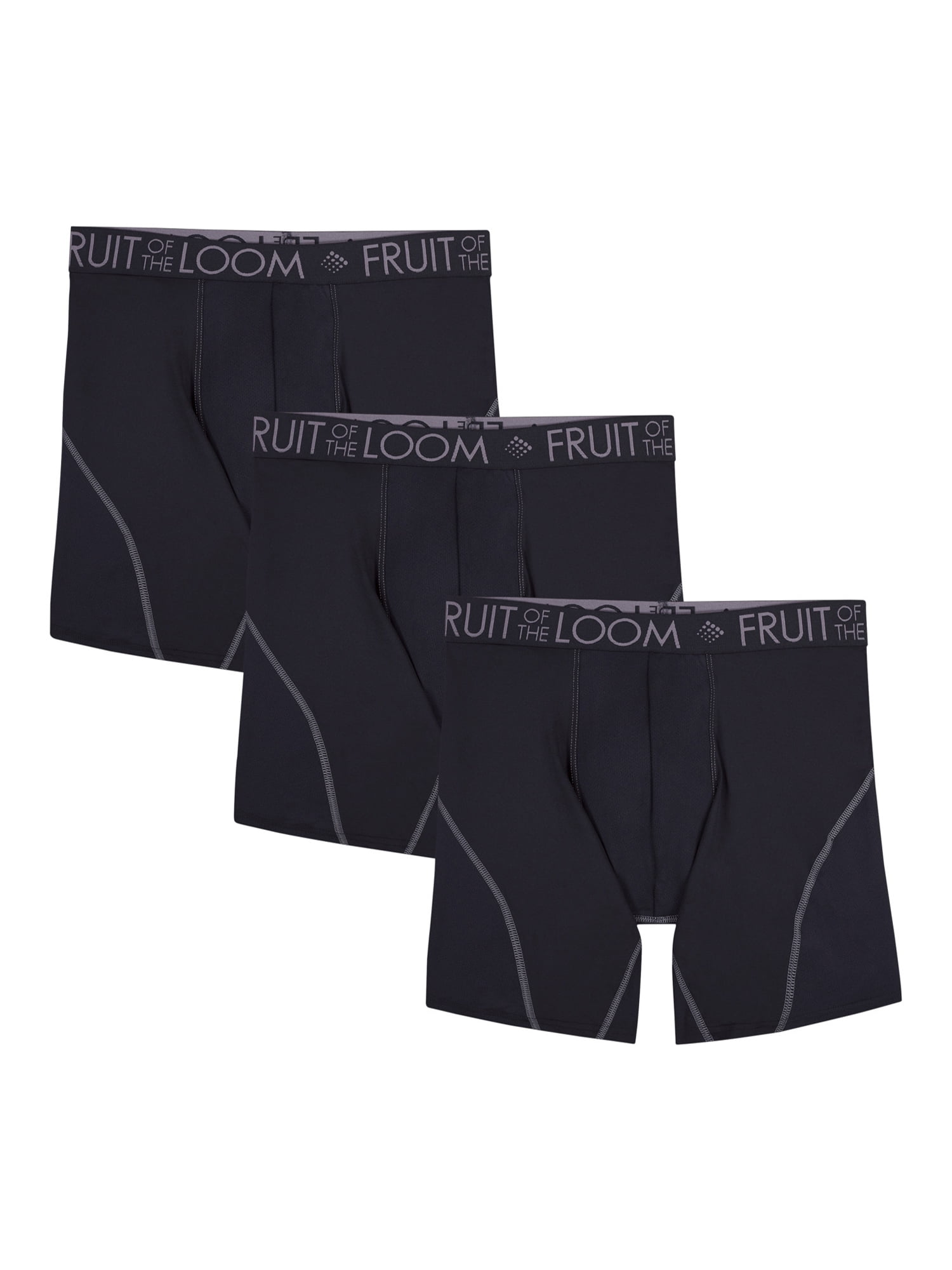 Fruit of the Loom Men's 3pk Ultra Flex Short Leg Boxer Brief, Assorted, XL  price in UAE,  UAE