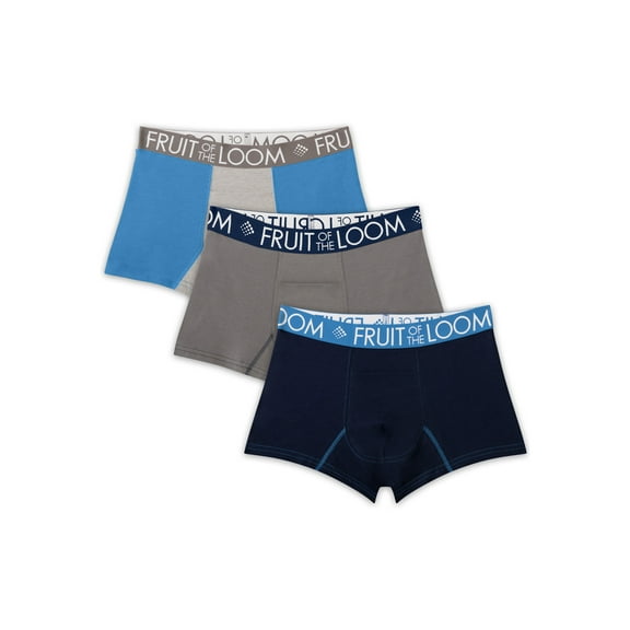 Fruit of the Loom Men's Breathable Performance Short Leg Boxer Briefs, 3-Pack