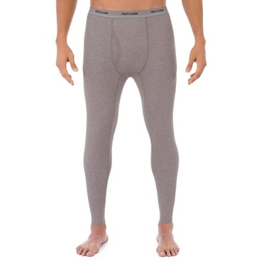 Fruit of the Loom Mens Classic Thermal Underwear Bottom, Value 2 Pack ...