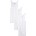 thumbnail image 1 of Fruit of the Loom Men's Classic White A-Shirt Big Man, 3XB 3 Pack, 1 of 4