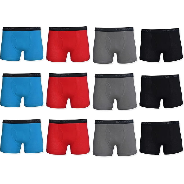 Fruit of the Loom Men's Comfort Stretch Cotton Spandex Boxer