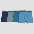 thumbnail image 1 of Fruit of the Loom Men's Comfort Stretch Microfiber Boxer Briefs 4pk - Colors May, Small, 1 of 2