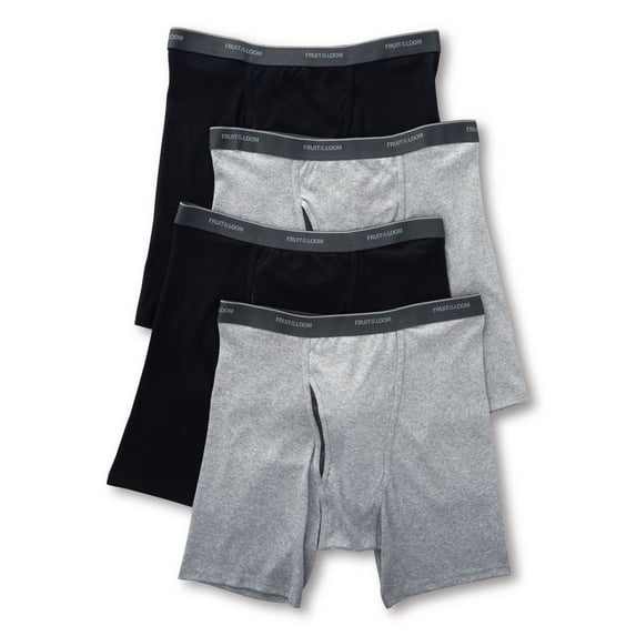 Fruit of the Loom Men's CoolZone Boxer Briefs, black/Gray, XX-Large