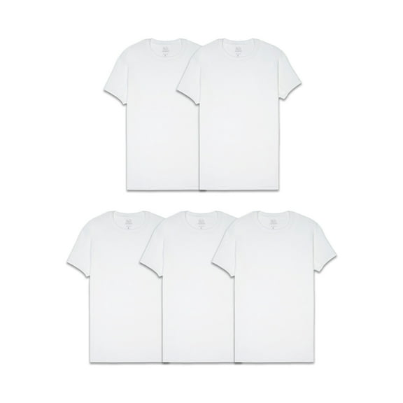 Fruit of the Loom Men's CoolZone Crew Undershirts, 5-Pack