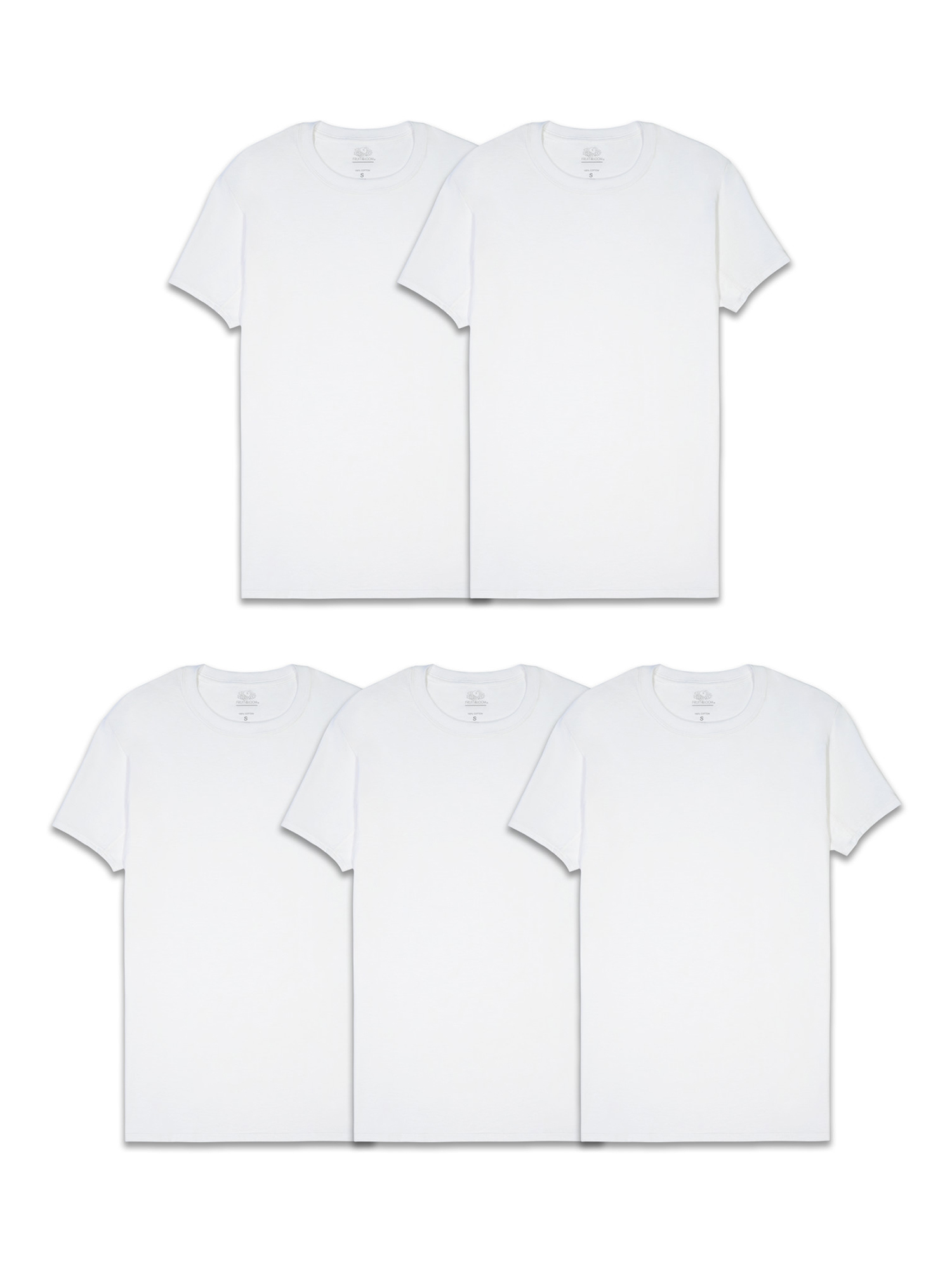 Fruit of the Loom Men's CoolZone Crew Undershirts, 5 Pack - image 1 of 11