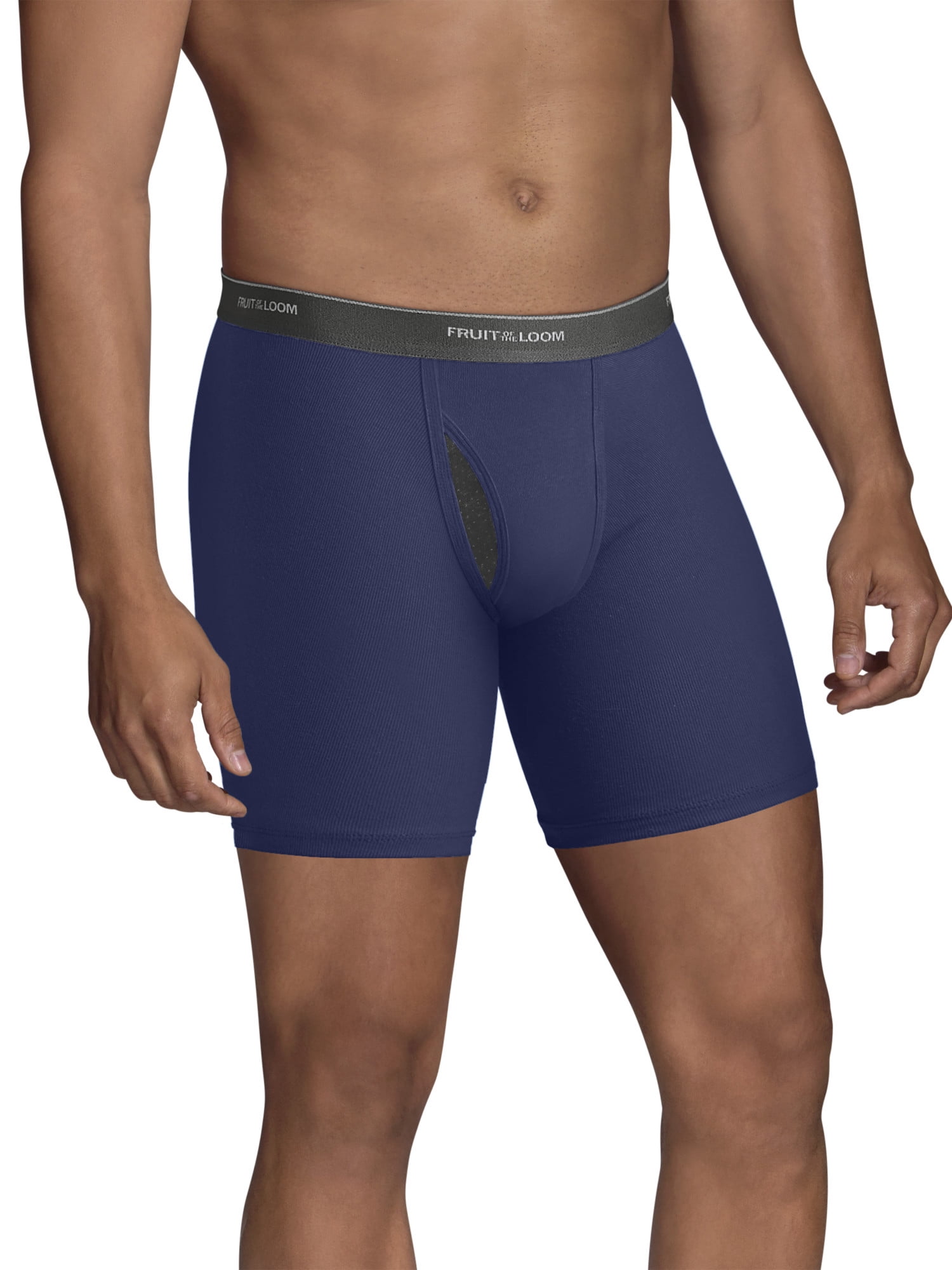 Fruit of the Loom Men's CoolZone Fly Argyle and Solid Boxer Briefs, 5 Pack