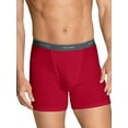 thumbnail image 1 of Fruit of the Loom Men's CoolZone Fly Black and Gray Short Leg Boxer Briefs, 5 Pack, 1 of 6