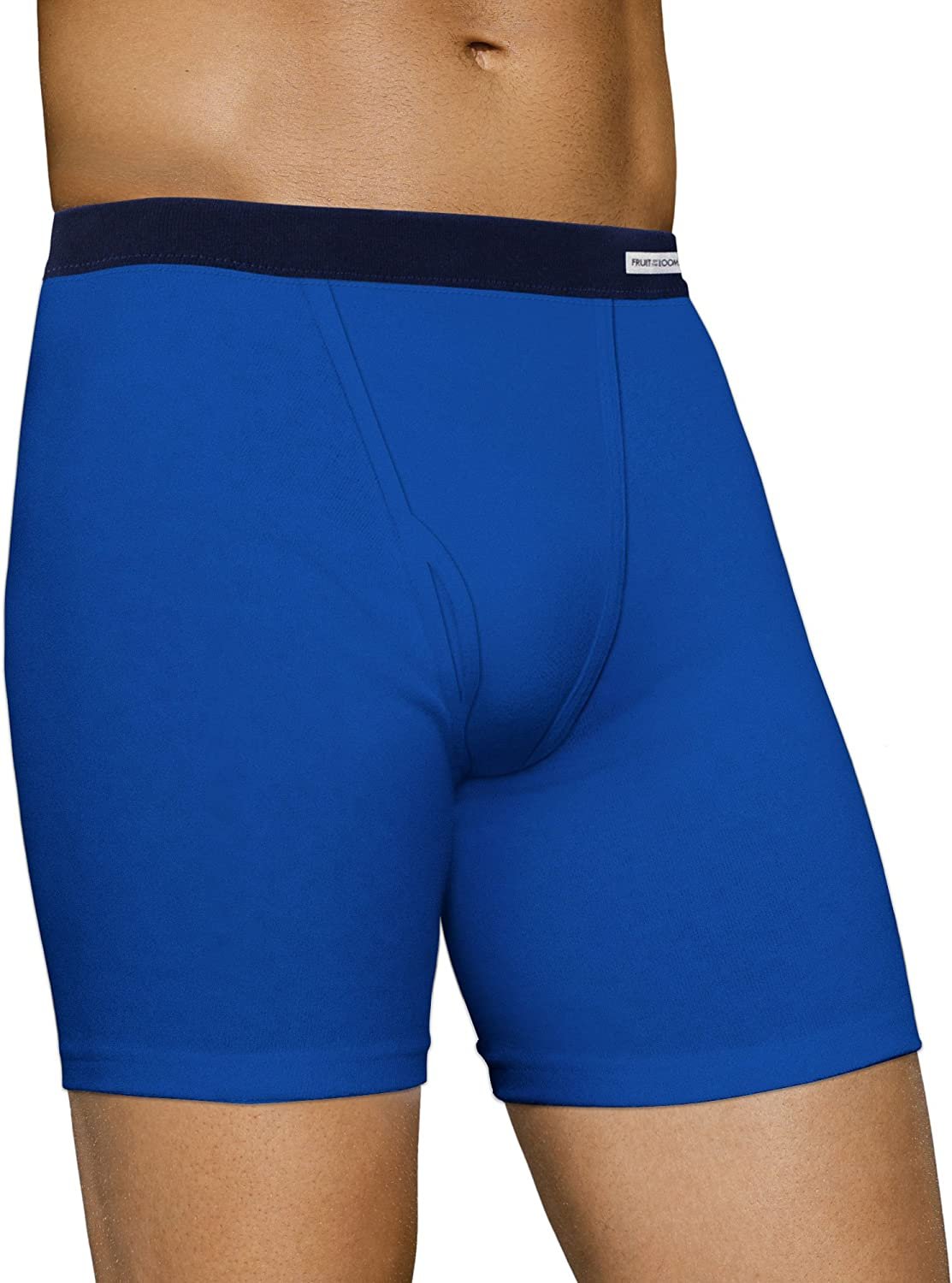 Fruit of the Loom Men's CoolZone Fly Covered Waistband Boxer Briefs, 5