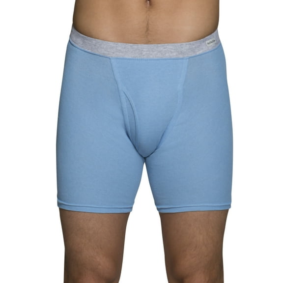 Fruit of the Loom Men's CoolZone Fly Covered Waistband Boxer Briefs, 5 Pack