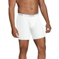 thumbnail image 1 of Fruit of the Loom Men's CoolZone Fly White Boxer Briefs, 5 Pack, 1 of 6