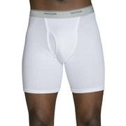 Fruit of the Loom Men's CoolZone Fly White Boxer Briefs, 5 Pack