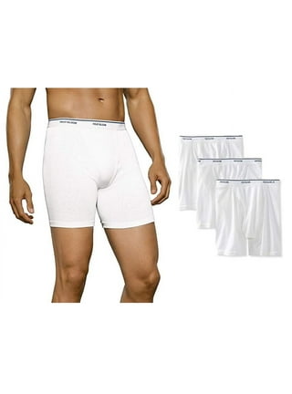 Fruit of the Loom Men's CoolZone Fly White Boxer Briefs, 5 Pack