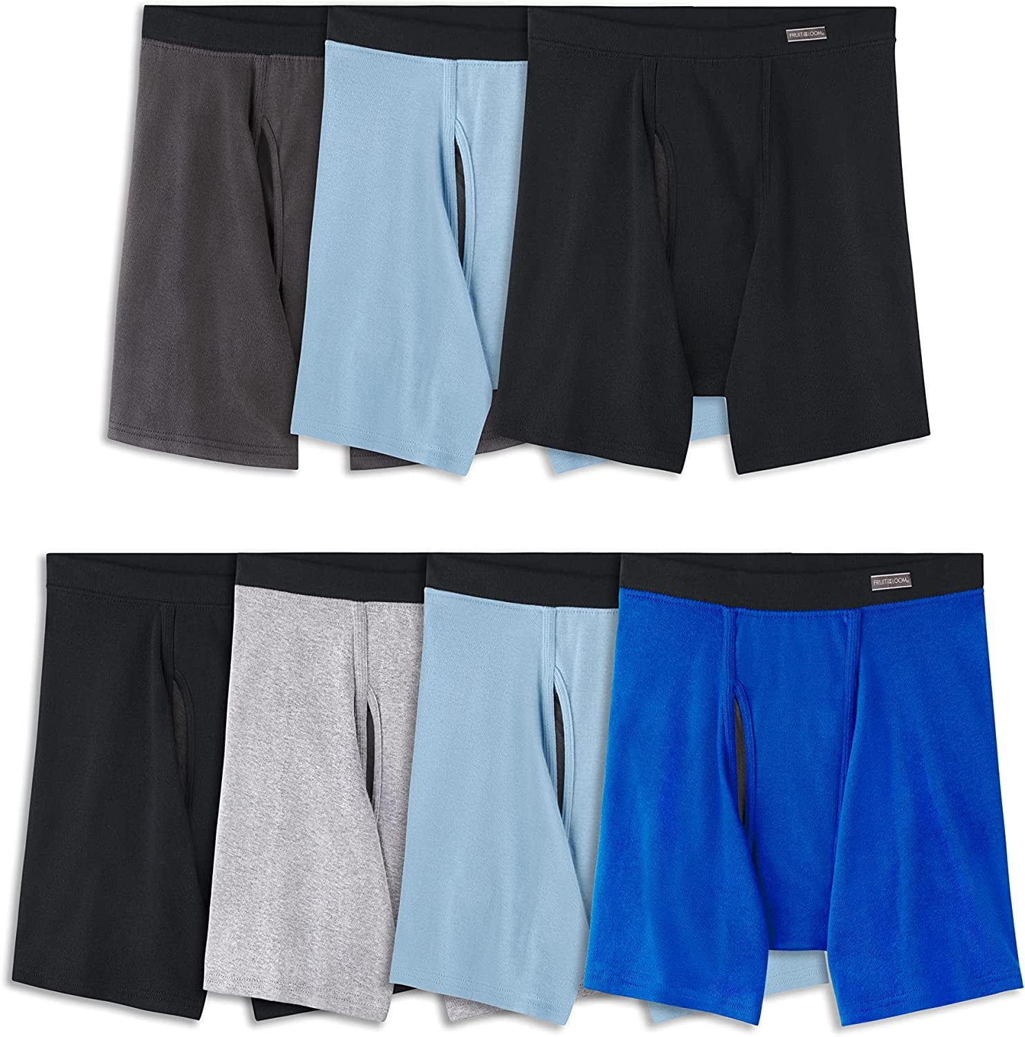 Fruit of the Loom Men's Coolzone Boxer Briefs Assorted Colors, 7 Pack