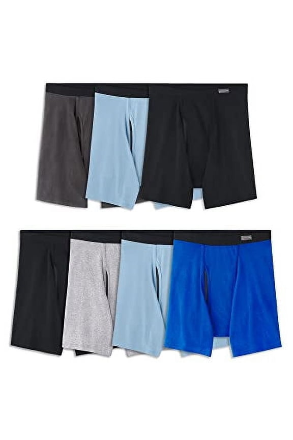 Men's Fruit Of The Loom 5BL7CTG Coolzone Fly Assorted Boxer Briefs ,Assorted , X-Large, 5 Pack