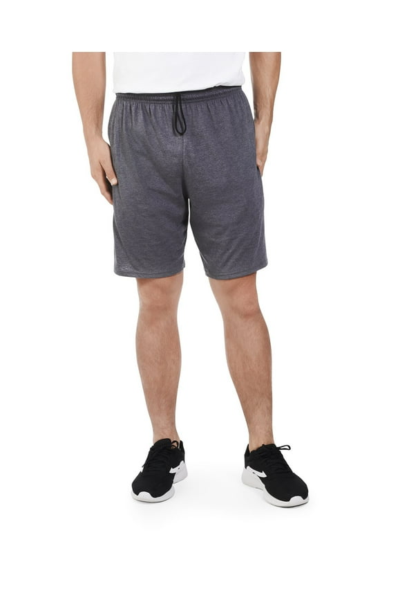 Men’s Cotton Blend Jersey Knit Lounge Shorts with Pockets and Drawstring
