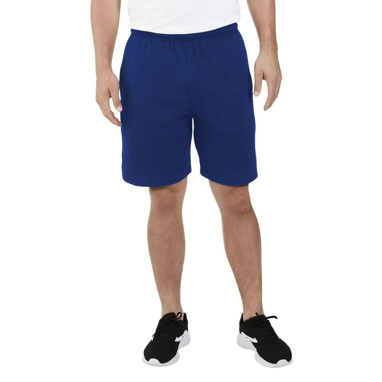 Fruit of the Loom Men s Cotton Blend Jersey Knit Lounge Shorts with Pockets and Drawstring Walmart
