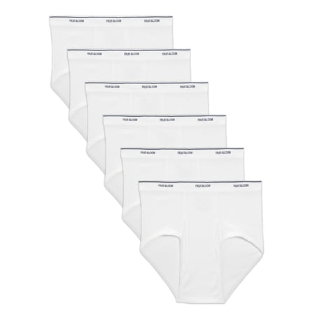 Fruit of the Loom Big Men's White Briefs, 6 Pack, Sizes 2XB-5XB price history and forecast - Fruit of the Loom 6P76BAM