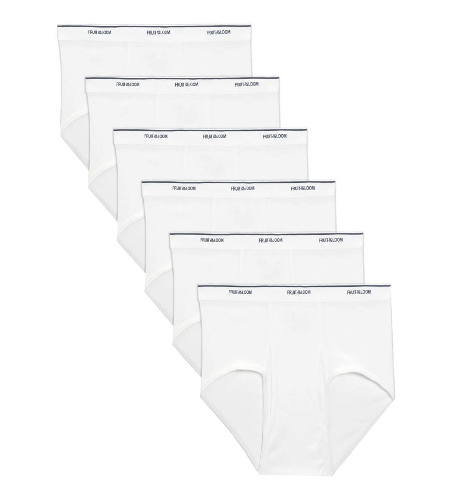Fruit of the Loom Men's Cotton Briefs – 6-Pack, Moisture