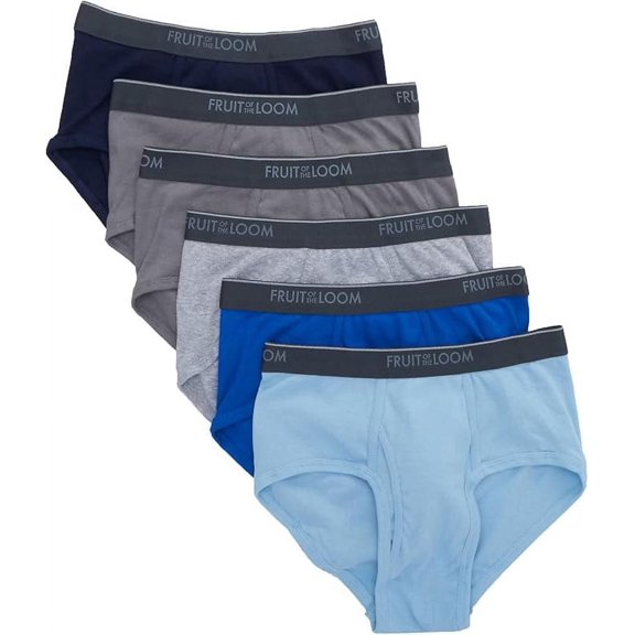 Fruit of the Loom Big Men's 3 Fashion Mid-Rise Brief (3X)