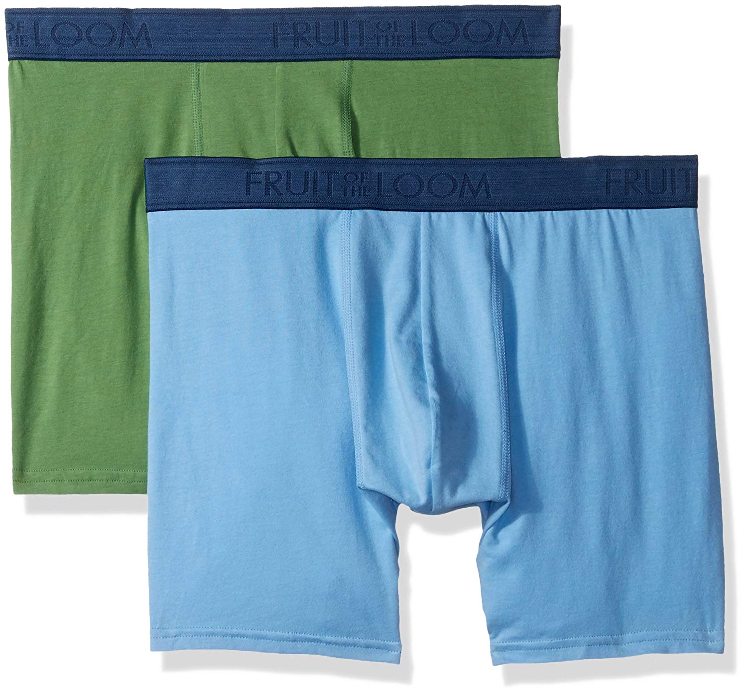 Fruit of the Loom Men's Cotton Stretch Boxer Brief (Pack of 2 ...