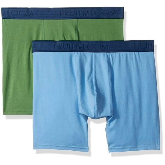 Fruit of the Loom Men's Cotton Stretch Boxer Brief (Pack of 2)