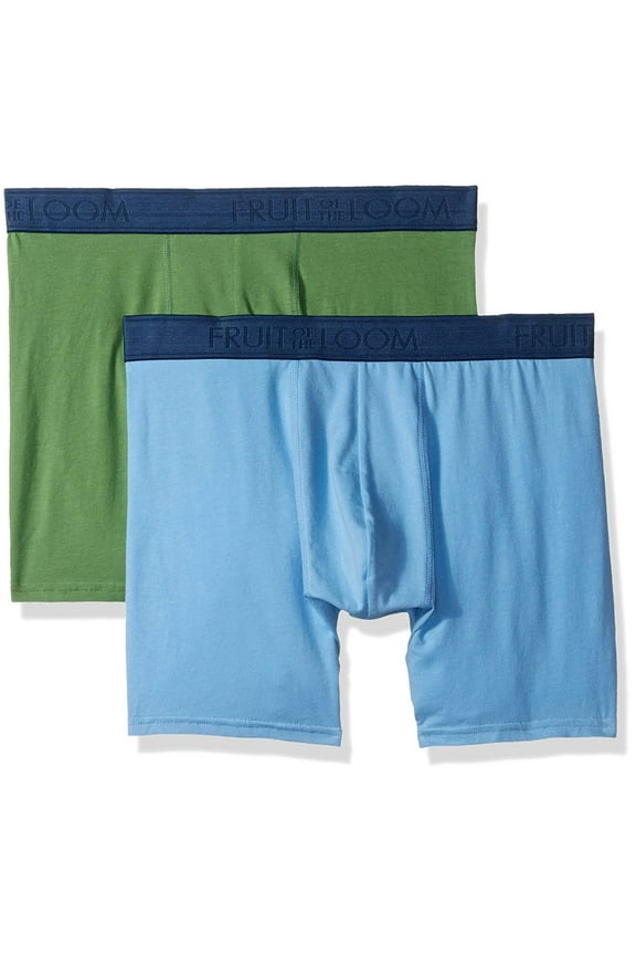 Men's Cotton Stretch Boxer Brief (Pack of 2)