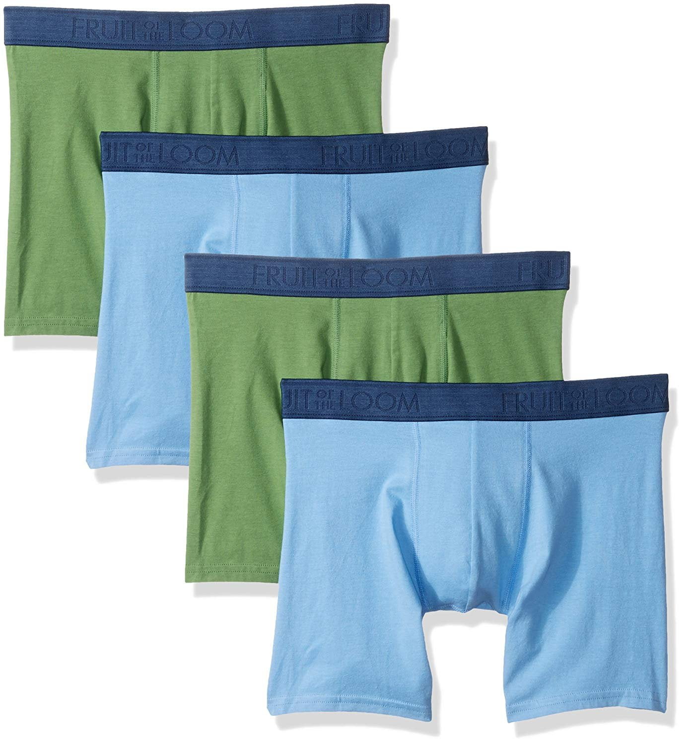 Fruit of the Loom Men's Cotton Stretch Pack of 4, Assorted