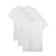 thumbnail image 1 of Fruit of the Loom Men’s Cotton V‑Neck Undershirts, White or Black/Gray, Multi‑Pack, Regular & Tall Sizes, 1 of 9