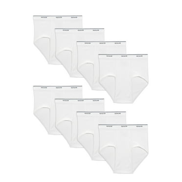 Fruit of the Loom Men's Cotton White Briefs, 7+1 Bonus Pack