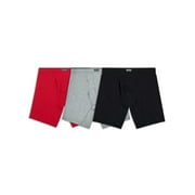 Fruit of the Loom Men's Crafted Comfort Boxer Briefs, 3-Pack