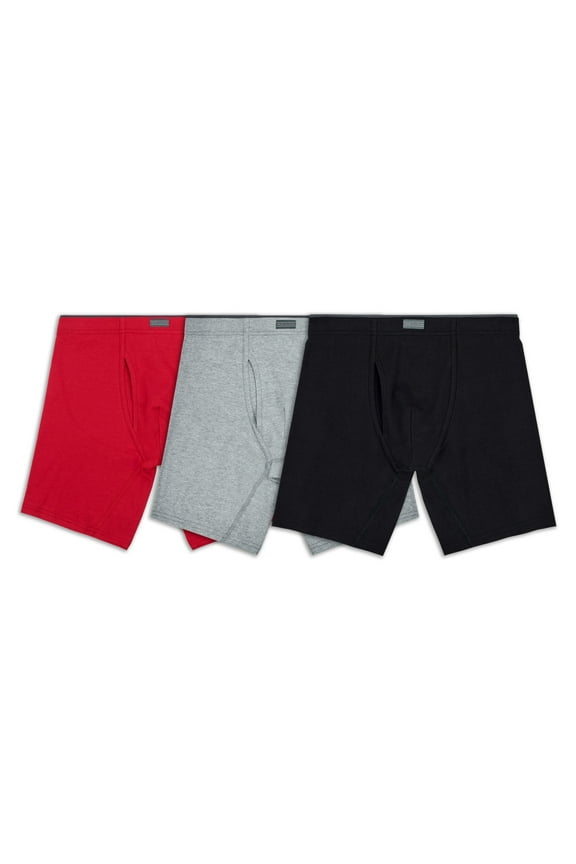Men's Crafted Comfort Boxer Briefs, 3-Pack