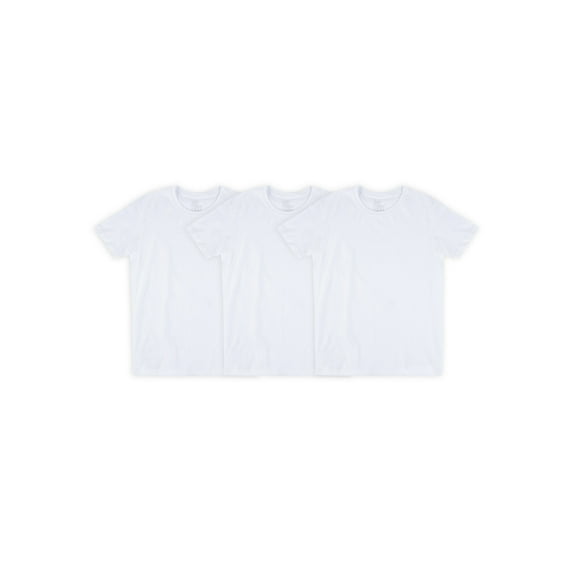 Fruit of the Loom Men's Crafted Comfort Crew Undershirts, 3-Pack