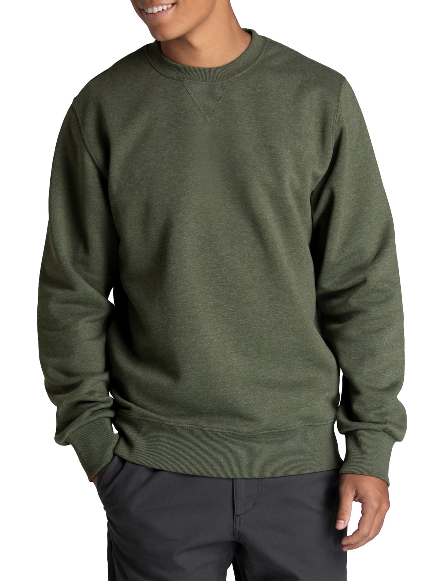 Fruit of the Loom Men's Crafted Comfort Super Soft Cotton Blend Fleece Crew Sweatshirt, Sizes S - 2XL Fruit of the Loom Men's Crafted Comfort Super Soft Cotton Blend Fleece Crew Sweatshirt, Sizes S - 2XL