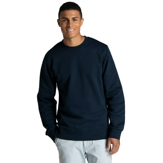 Fruit of the Loom Men's Crafted Comfort Super Soft Cotton Blend Fleece Crew Sweatshirt, Sizes S - 2XL