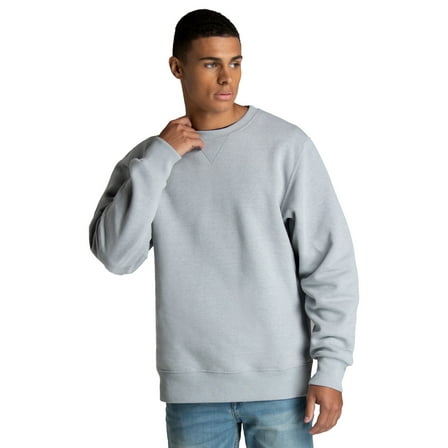Fruit of the Loom Men's Crafted Comfort Super Soft Cotton Blend Fleece Crew Sweatshirt, Sizes S - 2XL