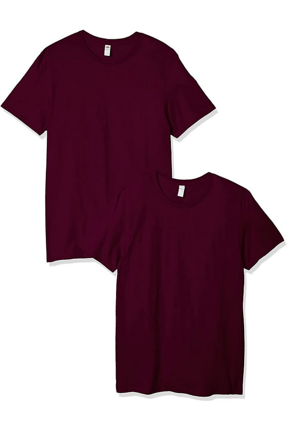Men's Crew T-Shirt 2 Pack, Wild Plum, XXX-Large