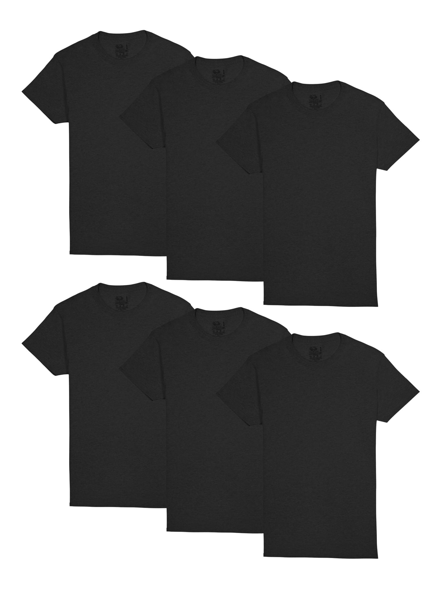 Fruit of the Loom Men's EverSoft Crew Undershirts – 6-Pack, Moisture-Wicking, White & Assorted, S-3XL & Big/Tall Fruit of the Loom Men's EverSoft Crew Undershirts – 6-Pack, Moisture-Wicking, White & Assorted, S-3XL & Big/Tall