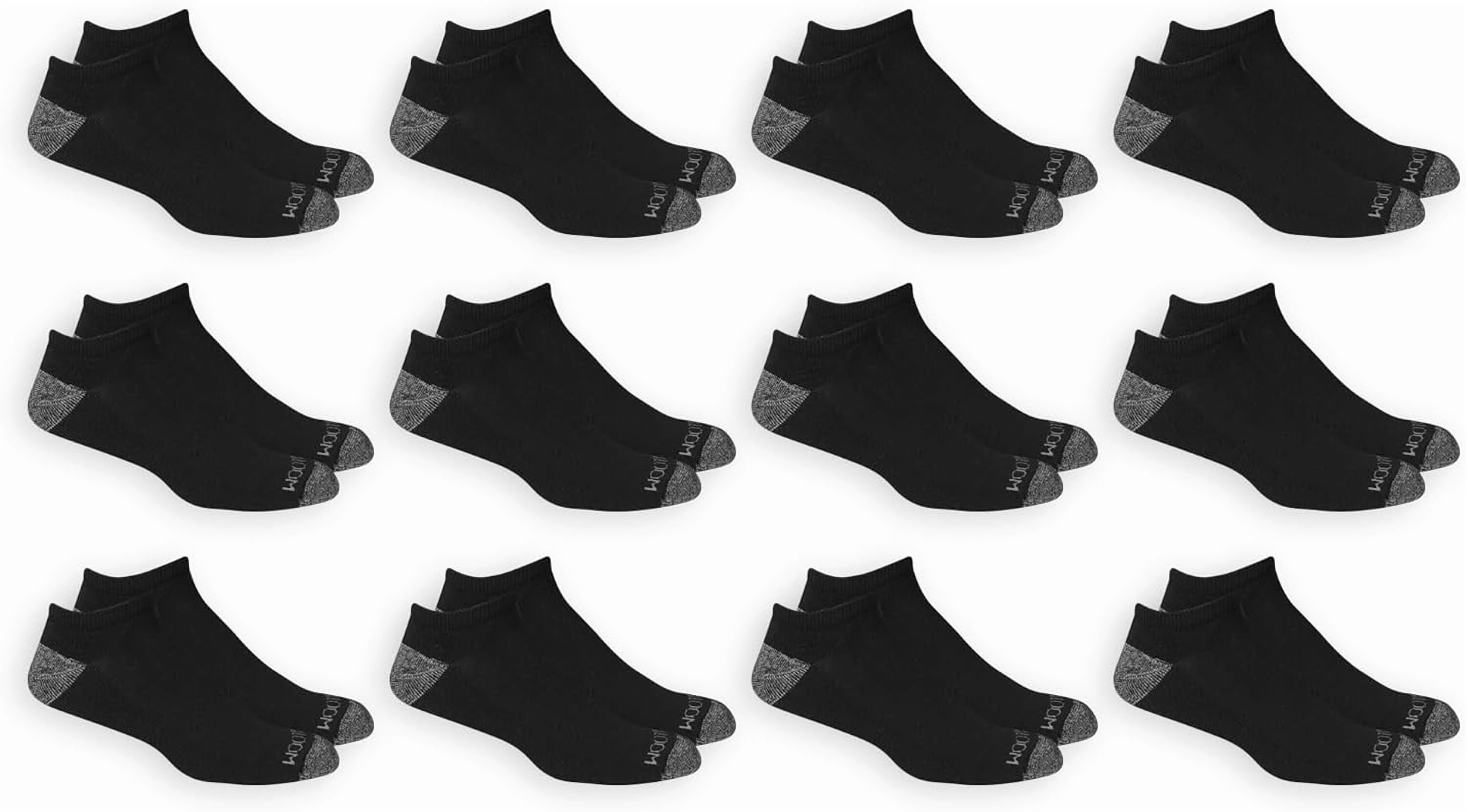 Fruit of the Loom Men's Dual Defense No Show Socks (12 Pack) - Walmart.com