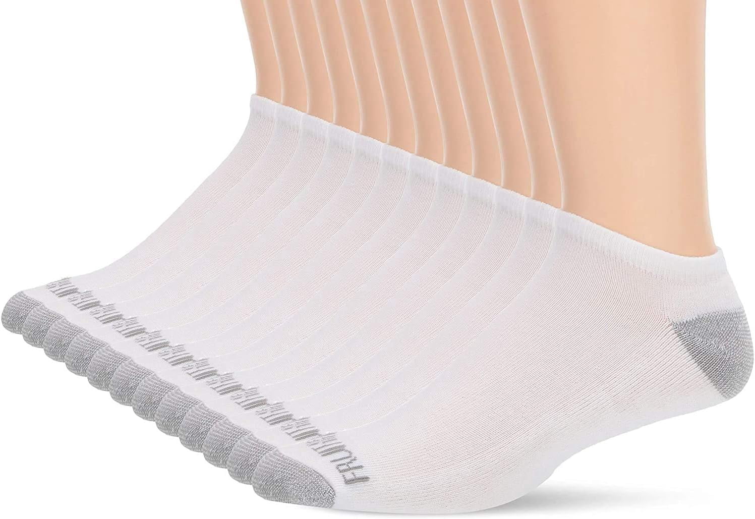 Fruit of the Loom Men's Dual Defense No Show Socks (12 Pack) - Walmart.com
