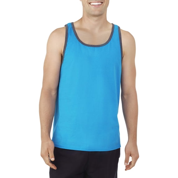 Fruit of the Loom Men’s Dual Defense UPF Sleeveless Tank Top, up to size 4XL