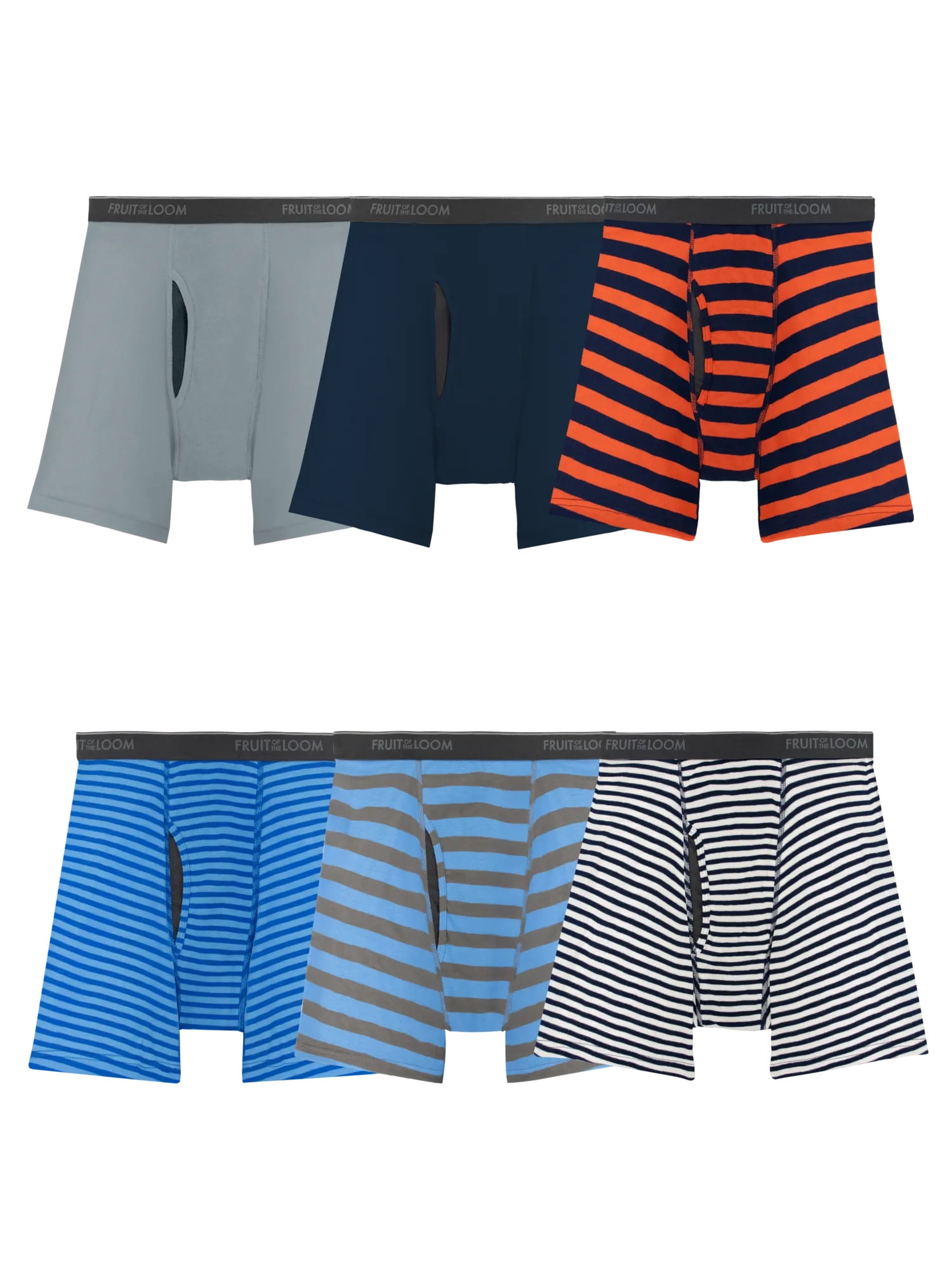 Fruit of the Loom Men's EverSoft Cotton CoolZone Fly Boxer Briefs