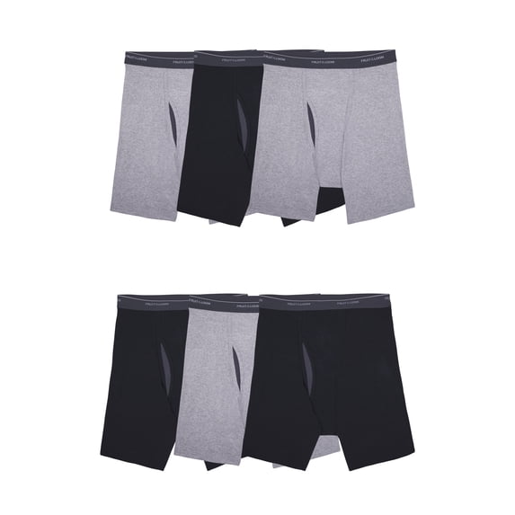 Fruit of the Loom Men's CoolZone Boxer Briefs, Moisture‑Wicking, Mesh Fly, No Ride Up, Multipacks, Sizes S-3XL