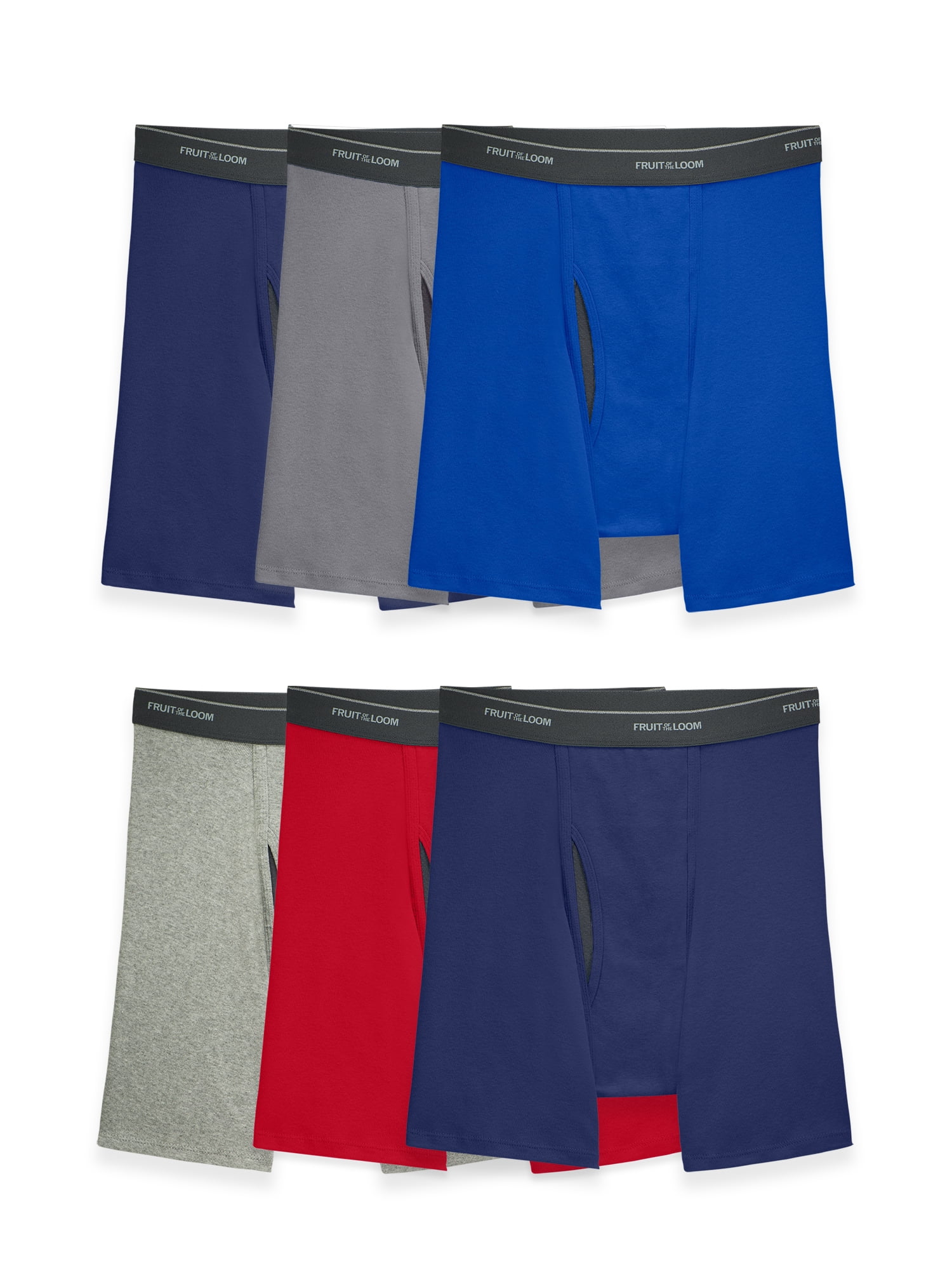 Fruit of the Loom Men's Breathable CoolZone Fly Boxer Briefs