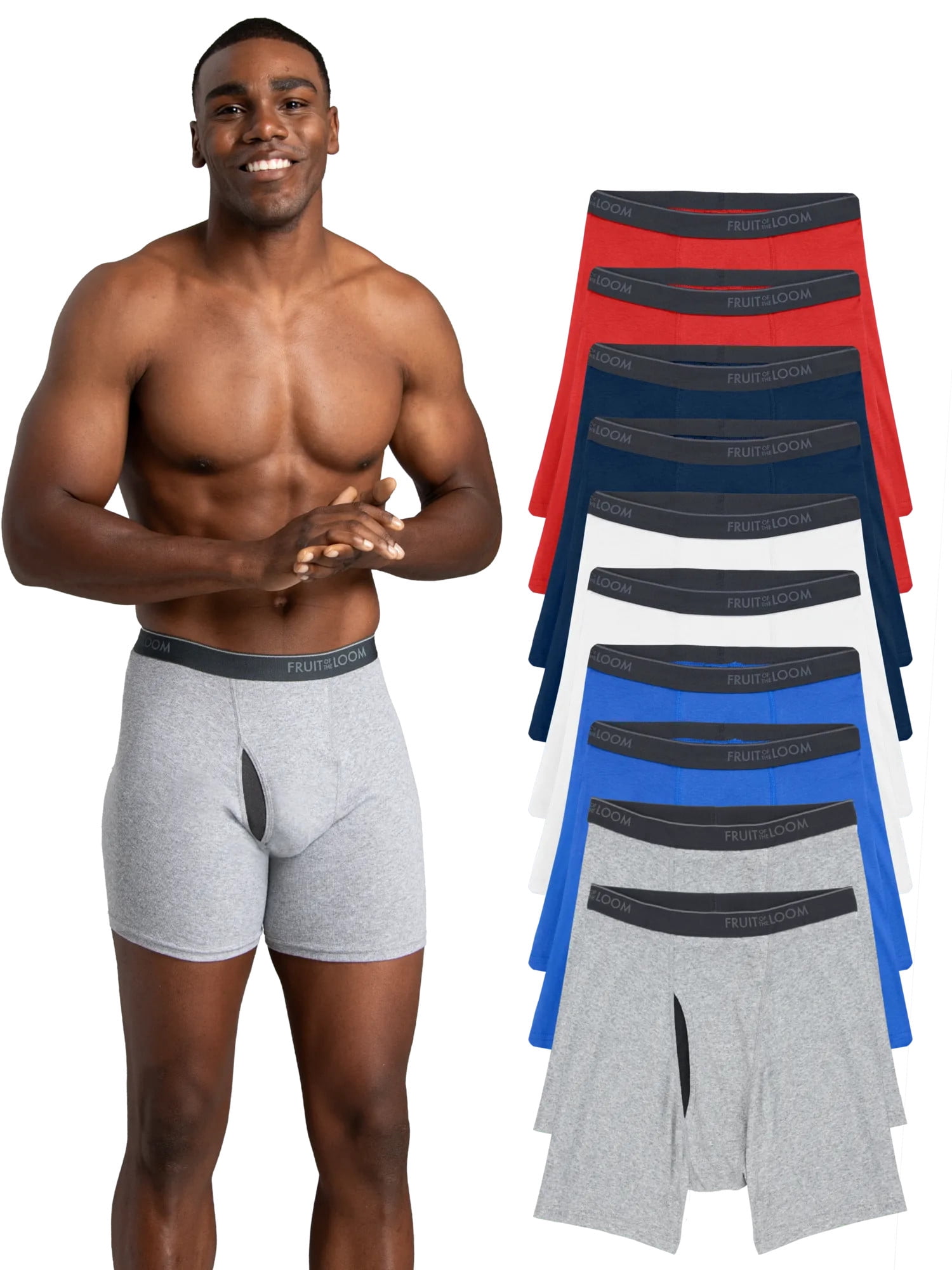 Fruit of the Loom Men's CoolZone Boxer Briefs, Moisture‑Wicking