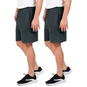 Fruit of the Loom Men's Jersey Shorts with Pockets, 2 Pack, size S-4XL