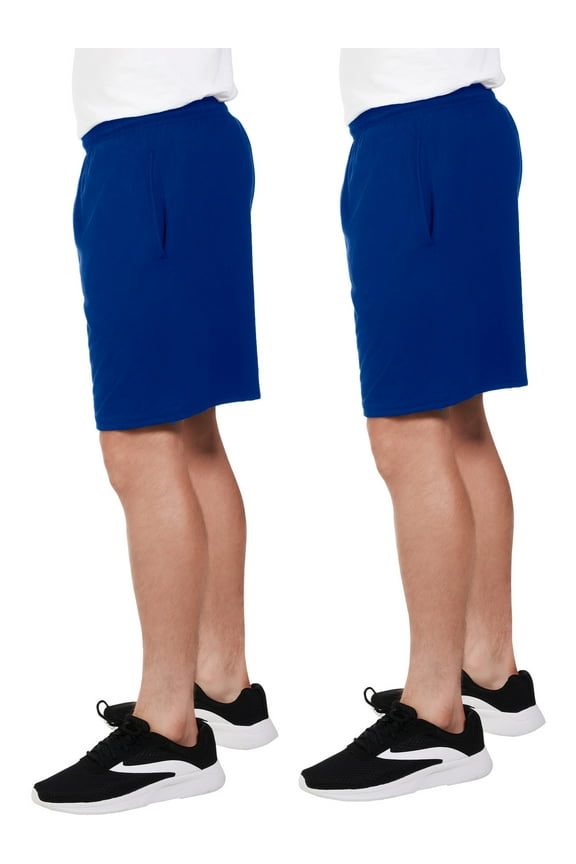 Men's EverSoft Cotton Shorts with Pockets, 8.5-9.5" Inseam, 2 Pack