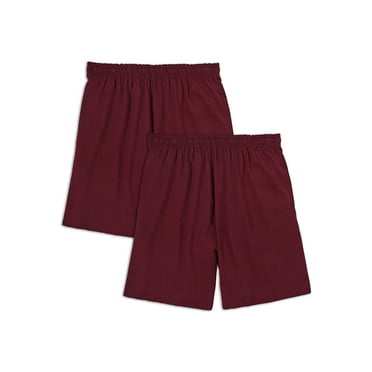 Fruit of the Loom Men's EverSoft Cotton Shorts with Pockets, 8.5-9.5" Inseam, 2 Pack