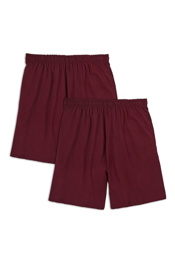 Men's EverSoft Cotton Shorts with Pockets, 8.5-9.5" Inseam, 2 Pack
