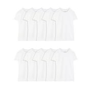 Fruit of the Loom Men's EverSoft Crew T-Shirt Undershirts, Super Value 10-Pack